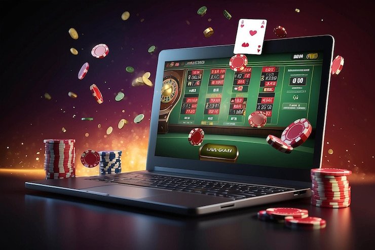 Dealer profesional memutar roda roulette di studio live inifun88